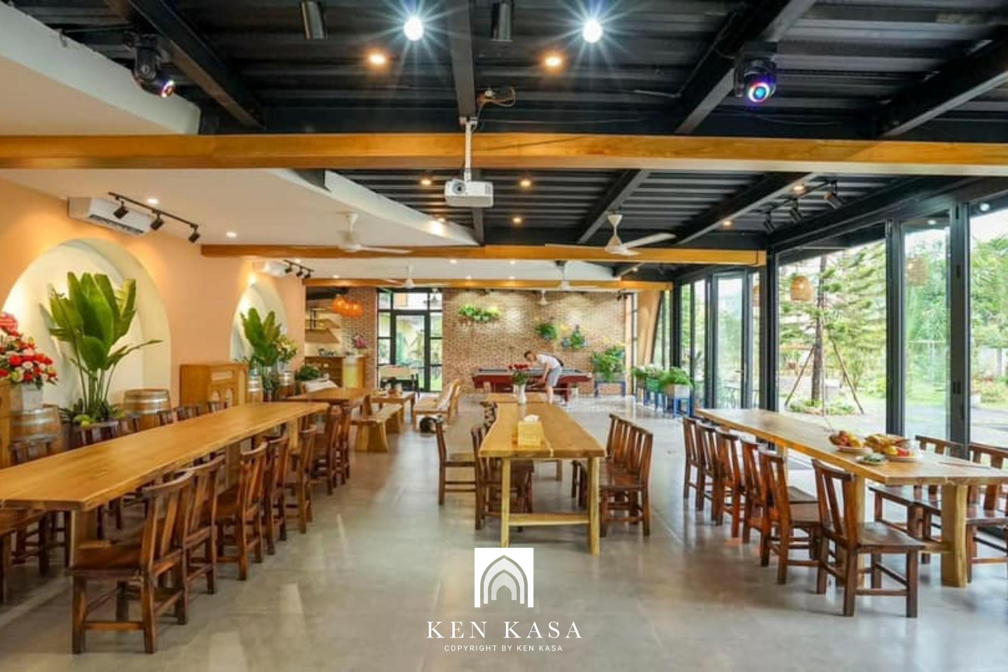 nội thất thiết kế nội thất homestay phong c&aacute;ch th&ocirc; mộc